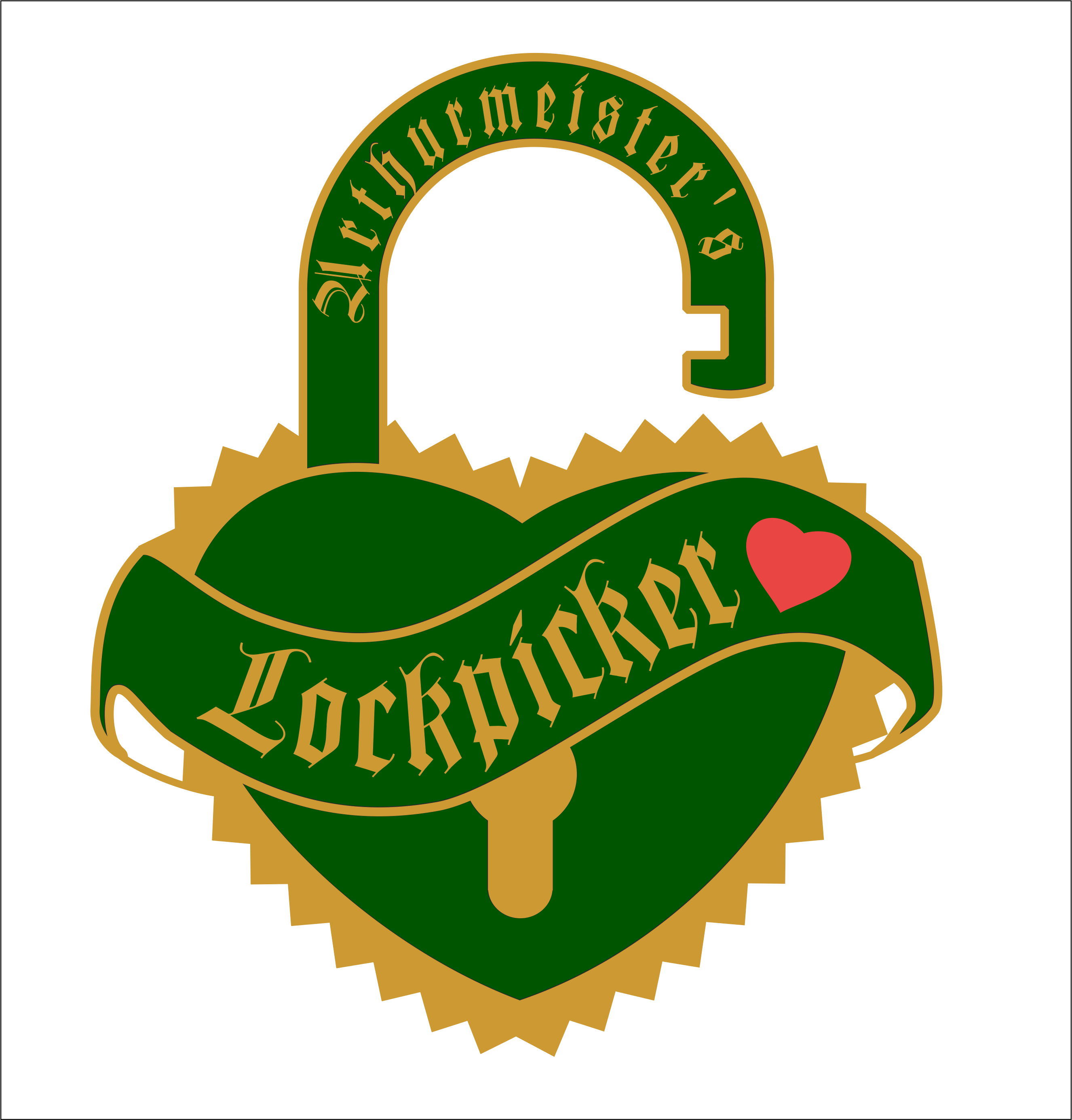 Arthur-Bühl-Arthurmeister®-Lockpickerherz-gold-gruenv