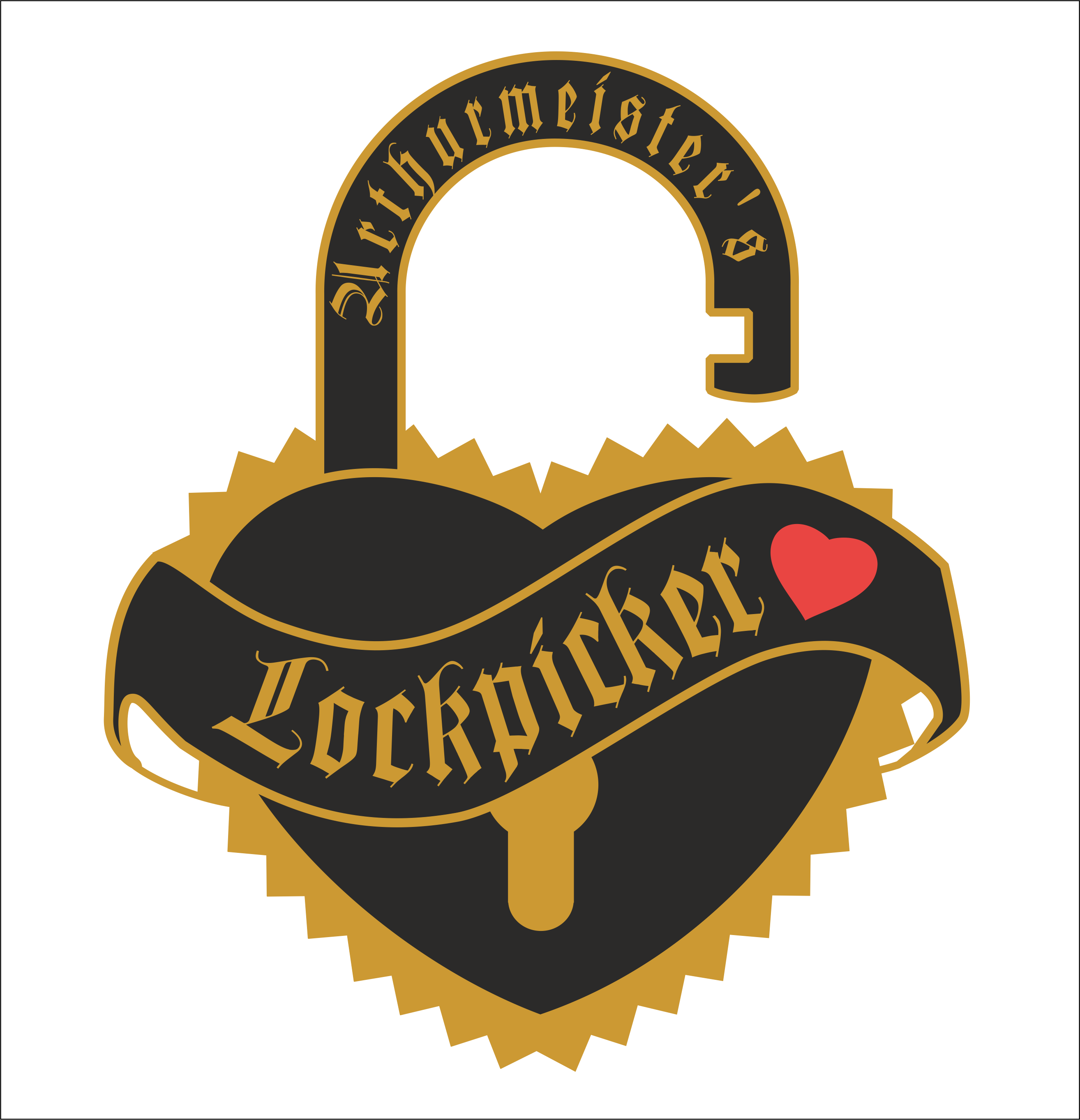 Arthur-Bühl-Arthurmeister®-Lockpickerherz-gold-schwarzv
